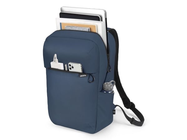 DICOTA Commuter - Muistikirjareppu - 13" - 16" - tummansiniset värit