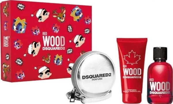 Dsquared2 DSQUARED2 Red Wood edt 100 ml + SG 100 ml + plånbok