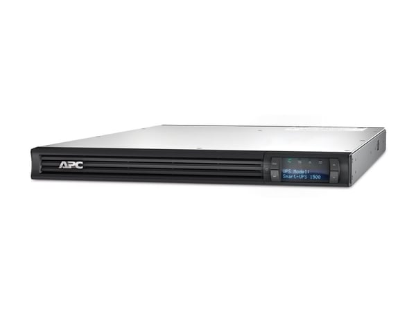 APC Smart-UPS 1500 LCD - UPS (kan monteres i rack) - AC 230 V - 1000 watt - 1500 VA - RS-232, USB - utgangskontakter: 6 - 1U - svart - for P/N: AR4...