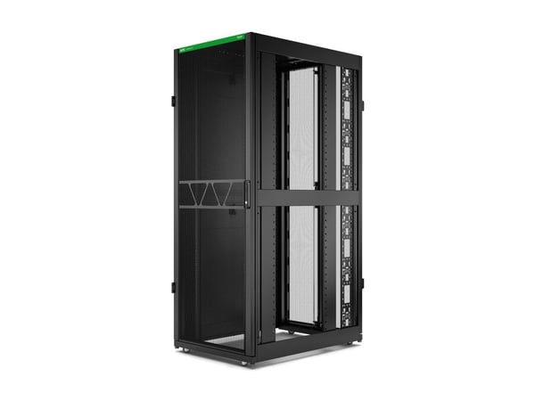 APC NetShelter SX Gen 2 - Rack skap - 1991 H x 750W x 1070D mm, med sider - står på gulv - svart - 42U - 19" - TAA-samsvar - for P/N: SMT1000RM1U, ...
