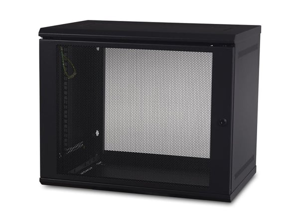 APC NetShelter WX AR109 - Skap - veggmonterbar - svart - 9U - 19" - for P/N: ACF600, AR8213, NBWL0355A, NBWL0356A