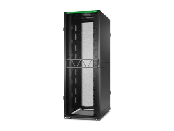APC NetShelter SX Gen 2 - Rack skap - 2124 H x 750W x 1200D mm, med sider - står på gulv - svart - 45U - 19" - TAA-samsvar - for P/N: SMT1000RM1U, ...