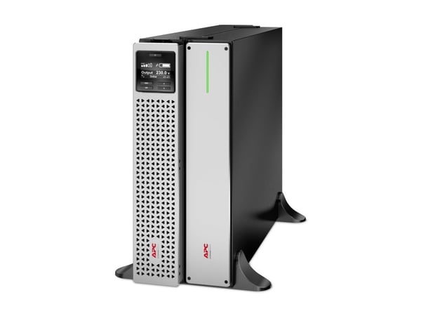 APC Smart-UPS On-Line - UPS (kan monteres i rack) - AC 220/230 V - 2700 watt - 3000 VA - USB - utgangskontakter: 8 - 4U - 1.83 m kabel - svart, sølv
