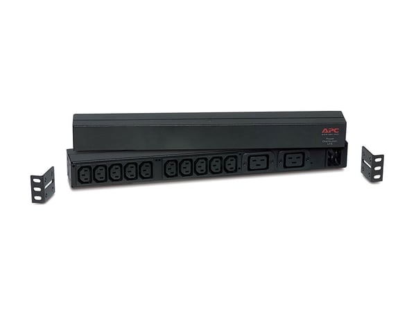 APC RACK PDU BASIC 1 U 16A 230V, Perus, 0U/1U, Yksivaiheinen, Vaaka/Pysty, Musta, 12 AC-pistorasia(a)