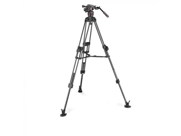 Manfrotto 645 Carbon Fast Twin stativ + hode 608 senter