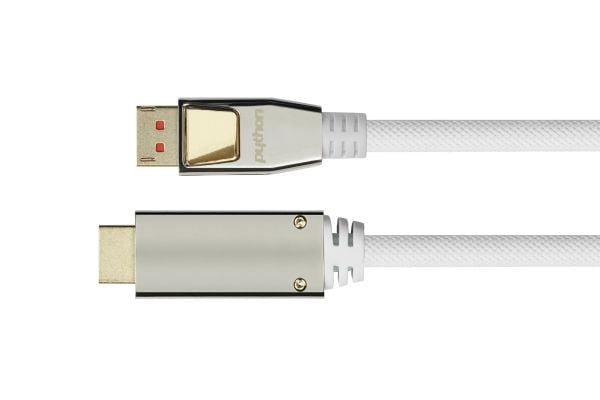 Python GC-M0221, 1 m, DisplayPort, HDMI, urosliitin, urosliitin, suora, suora