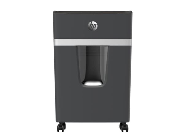 HP Pro Shredder 10MC, Mikrokutt-makulering, 22 cm, 2 mm, 20 l, 55 dB, Knapper