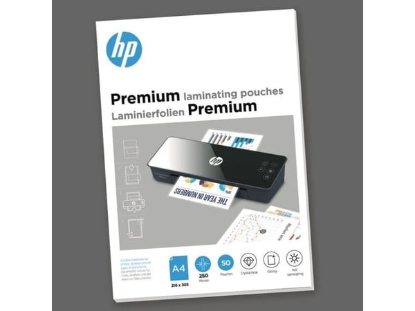 HP 9125, Blank, Gjennomsiktig, DIN A4, 216 mm x 303 mm, Termisk, 0,25 mm, 220 mm