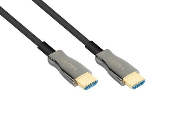 Python AOC Hybrid HDMI" 2.0b-kabel, stålarmerad, 15 m