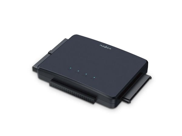Nedis kiintolevysovitin | USB 3.2 Gen1 | 2,5 / 3,5 " IDE + SATA | verkkovirtalähde