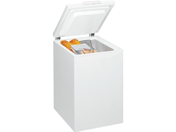 Whirlpool Space+ WH1410 E2 2 - Kiste - bredde: 57.3 cm - dybde: 64.2 cm - høyde: 86.5 cm - 132 liter - Klasse E - hvit