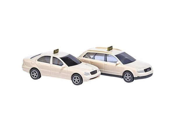 Busch 8341 N Personbil modell Mercedes Benz, Audi Taxier