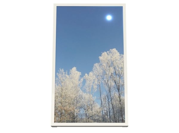 HI-ND Wall Casing EASY - Monteringssett (hylster) - landskap - for LCD-skjerm - pulverbelagt metall - hvit, RAL 9003 - skjermstørrelse: 65" - veggm...