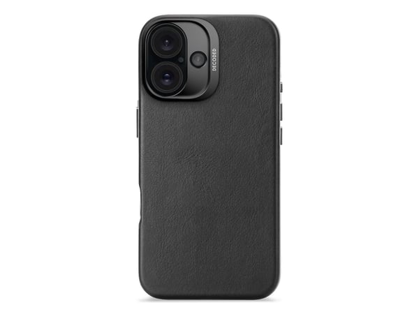 Decoded Leather Case, Etui, Apple, iPhone 16, 15,5 cm (6.1"), Svart