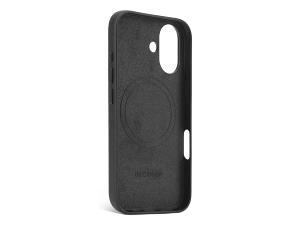 Decoded Leather Case, Mobilskal, Apple, iPhone 16, 15,5 cm (6.1"), Svart