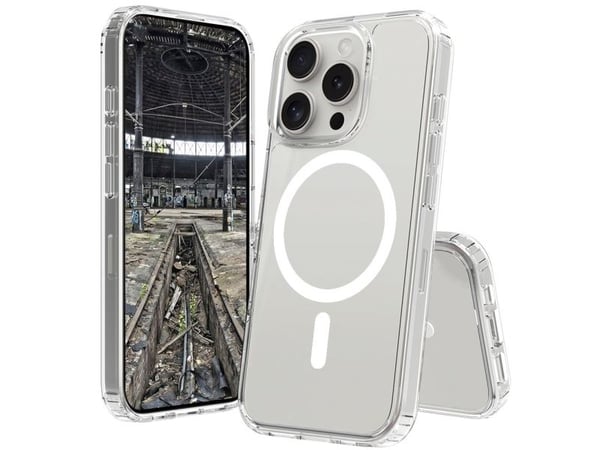 JT BERLIN Pankow Clear MagSafe, Etui, Apple, iPhone 16 Pro, 16 cm (6.3"), Gjennomsiktig