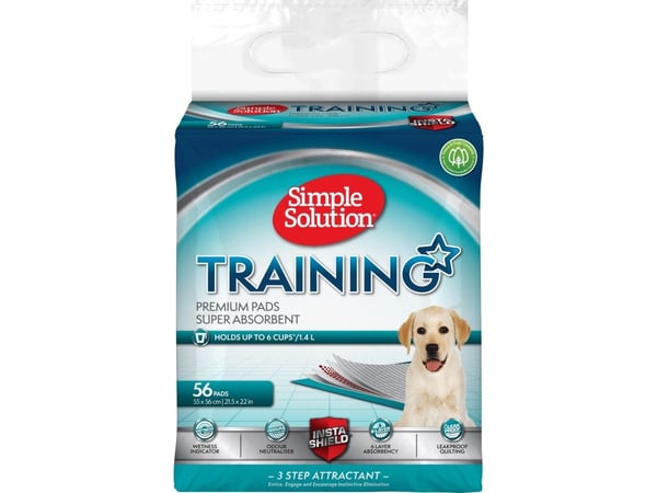 Simple Solution SIMPLE PUPPY TRAINING PADS - treningsunderlag 56 stk., 55x56 cm