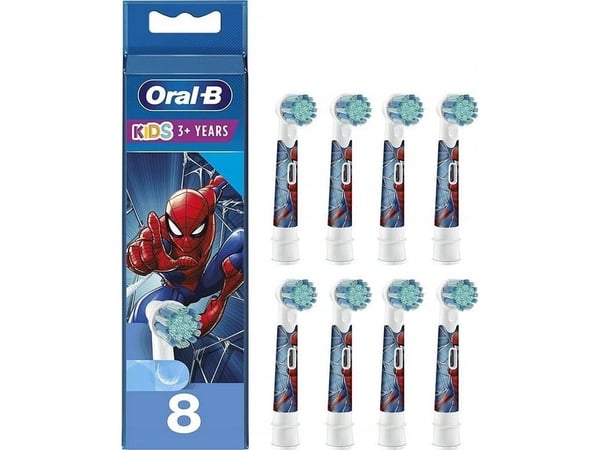 Oral-B Kids Spiderman Tannbørstehoveder - 8-pak
