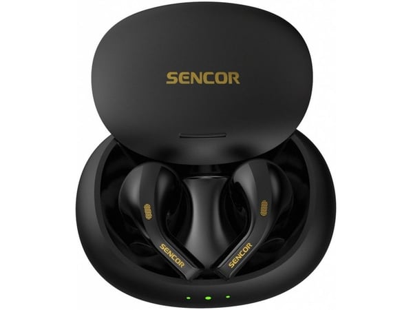 Sencor in-ear hodetelefoner med Bluetooth (i øret) 560BT BK, BT 5.3, 6 t, 40 mAh