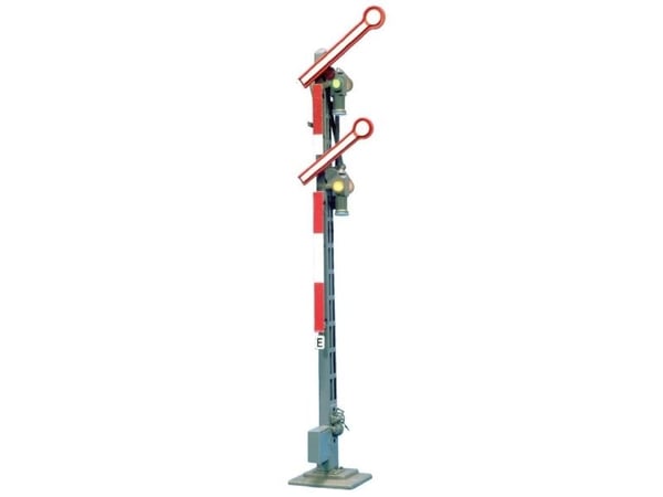 Viessmann Modelltechnik 4531 H0 formsignal toflettet, koblet hovedsignal ferdig modell DB