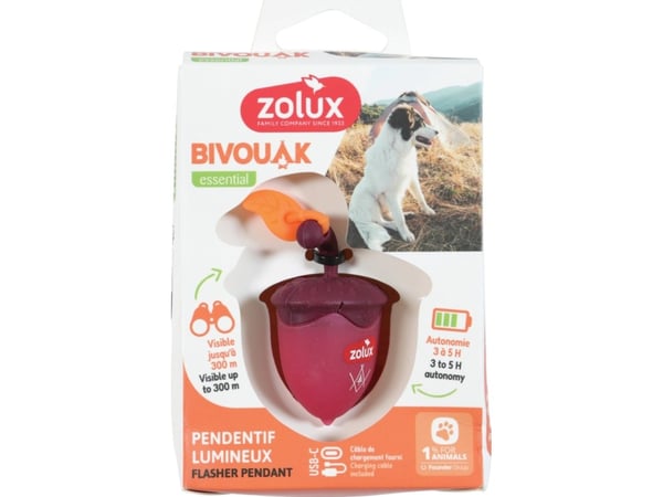 Lommelykt Zolux, rød