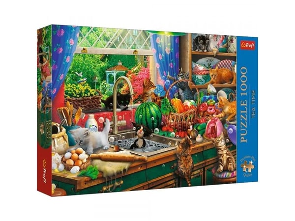 Trefl Puzzle 1000 biter Premium Plus Plagsomme kattunger