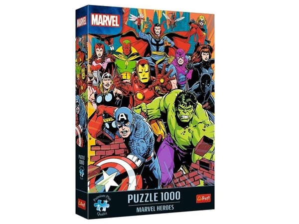 Trefl Premium Plus Quality Marvel Heroes, 1000 kpl, Sarjakuvat