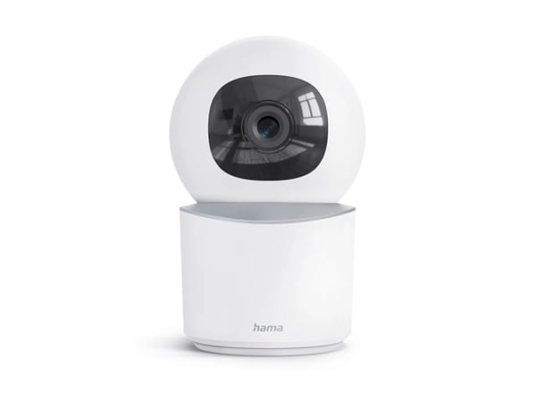 Hama 00176652, IP-sikkerhetskamera, Innendørs, Trådløs, Bord/Vegg, Hvit, Lyspære