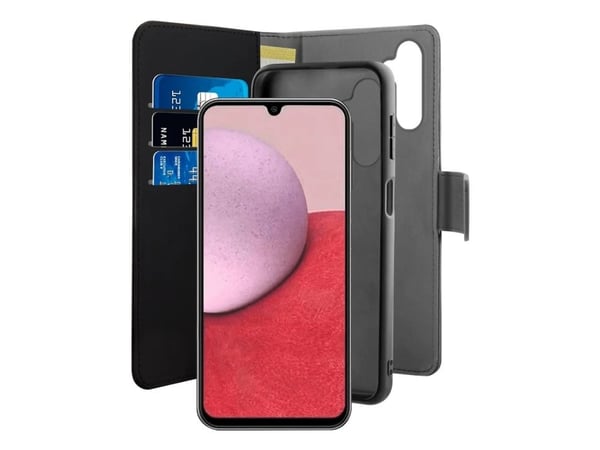 PURO Wallet Detachable, Folio, Samsung, Galaxy A14 4G, Galaxy A14 5G, 16,8 cm (6.6"), Sort