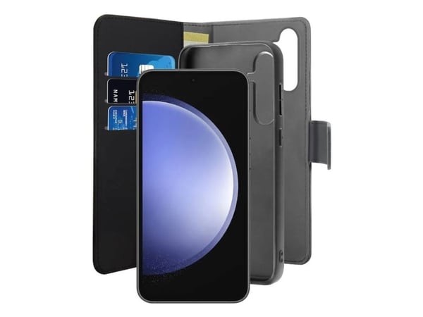 PURO Wallet Detachable, Folio, Samsung, Galaxy S23 FE, 16,3 cm (6.4"), Sort