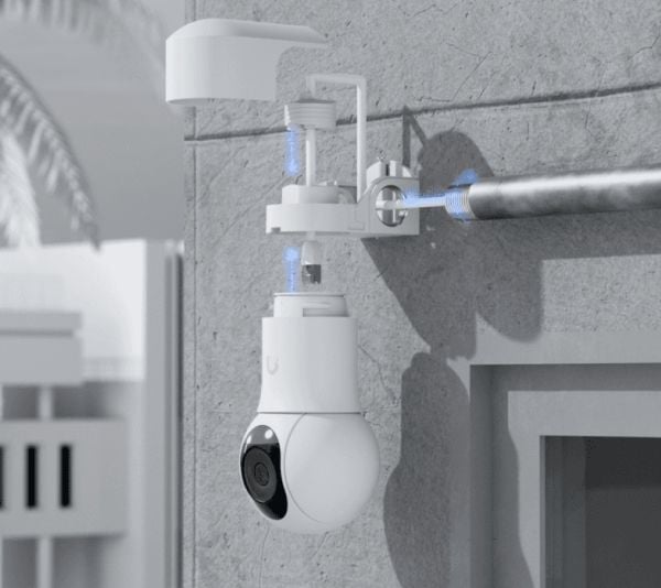 Ubiquiti UniFi - Kamerarøradapter - veggmonterbar - utendørs - hvit