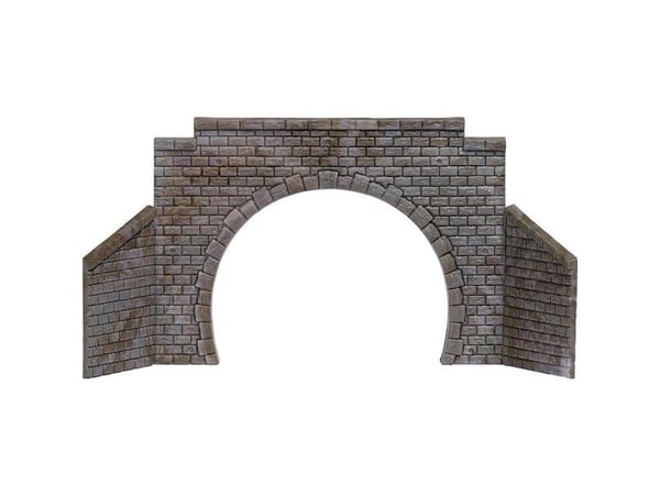Busch 8198 N Tunnelportal tvåspår färdig modell