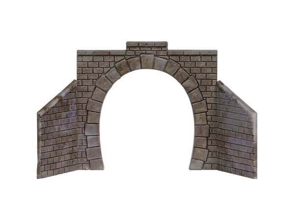 Busch 8840 TT tunnelportal 1 spår färdig modell