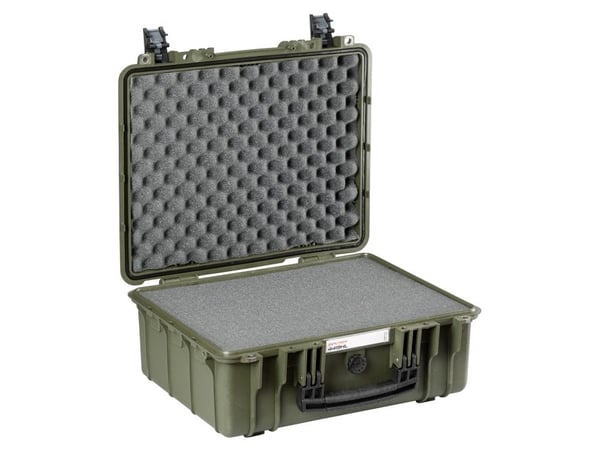 Explorer Cases Utomhusresväska 4419HL.G grön med plock- och plockskum (B x H x D) 45 x 35 x 19 cm Olivgrön 4419HL.G
