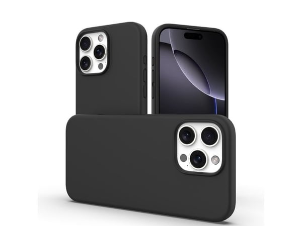 nevox StyleShell SHOCK, Hårt fodral, Apple, iPhone 16 Pro, 16 cm (6.3"), Svart