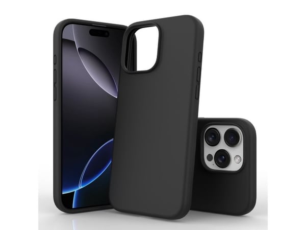 nevox StyleShell SHOCK, Hårt fodral, Apple, iPhone 16 Pro, 16 cm (6.3"), Svart
