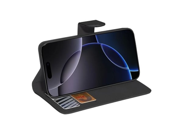 PEDEA 50160996, Lommebok-etui, Apple, iPhone 16 Pro Max, 17,5 cm (6.9"), Svart
