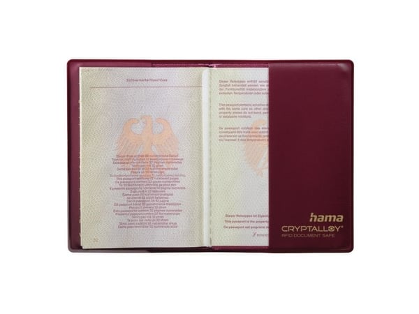 Hama Passport Data Protection Cover International, RFID, Bordeaux (00139539)