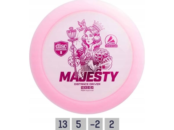 Discmania Pink Diskgolfo diskas Distance Driver MAJESTY Active Premium Rožinė Discmania Pink Diskgolfo diskas Distance Driver MAJESTY Active Premium Rožinė