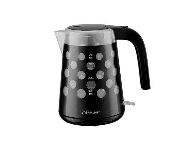 Feel Maestro MR045 black, 1,7 l, 2200 W, Sort, Plast, Justerbar termostat, Vannivåindikator
