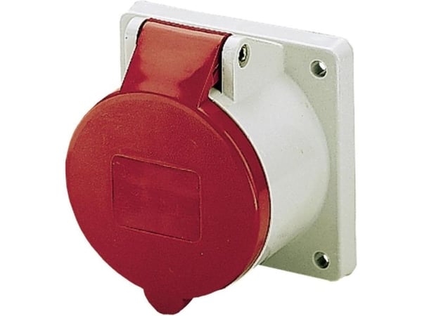Pinta-asennettava pistorasia TA 32A,5p,6h,400V,IP44 1276 - Pinta-asennettava pistorasia TA - 32A5p 6h400V (1276)