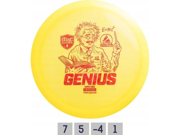 Discmania discgolfdisk Fairway Driver GENIUS Active Premium gul Discmania discgolfdisk Fairway Driver GENIUS Active Premium gul
