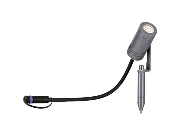 Paulmann 94368, Utendørs bakkebelysning, Grå, Aluminium, IP65, Hage, III