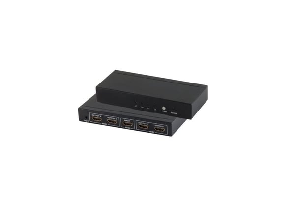 shiverpeaks SP05-03004, HDMI, 4x HDMI, 3840 x 2160 pikseliä, musta, Metalli, 4K Ultra HD