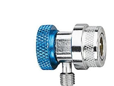 Refco RC01-B - Serviceventil til bil A/C, 1/4'' SAE, Blå