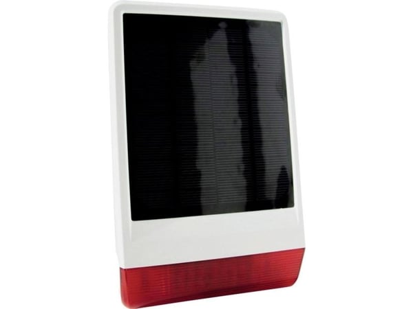 Schwaiger ZHS14, Trådløs sirene, 868.42 MHz, 105 dB, IP56, Hvit, Lithium