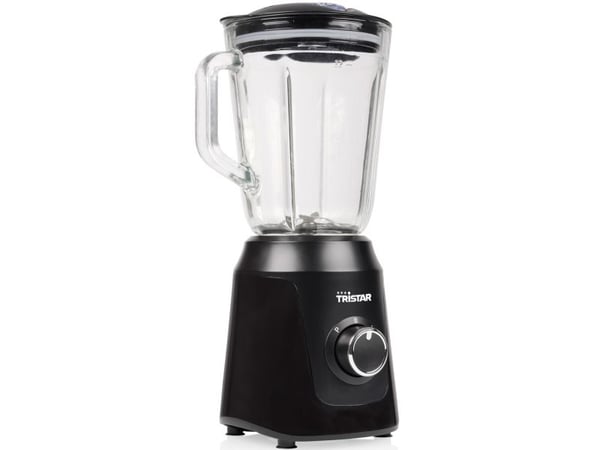 Tristar BL-4482, Blender til madlavning, 1 L, Impulsfunksjon, Knusning av is, 350 W, Sort, Transparent