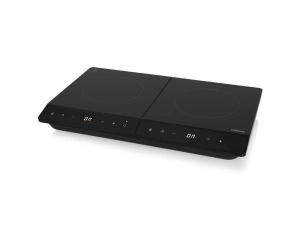 Induktionsplatta Dual IK-6162 19&amp;16cm LCD kosketusnäyttöön