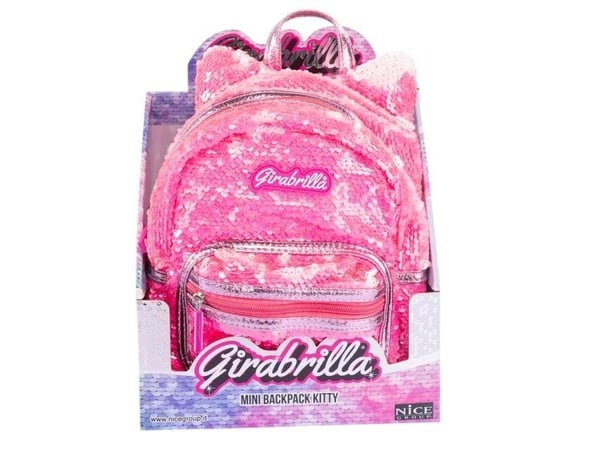 Nice Girabrilla ryggsäck Kitty rosa