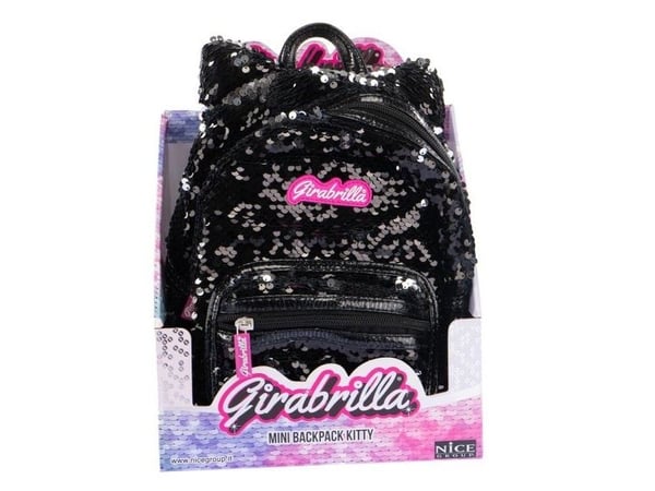 Nice Girabrilla ryggsekk Kitty svart